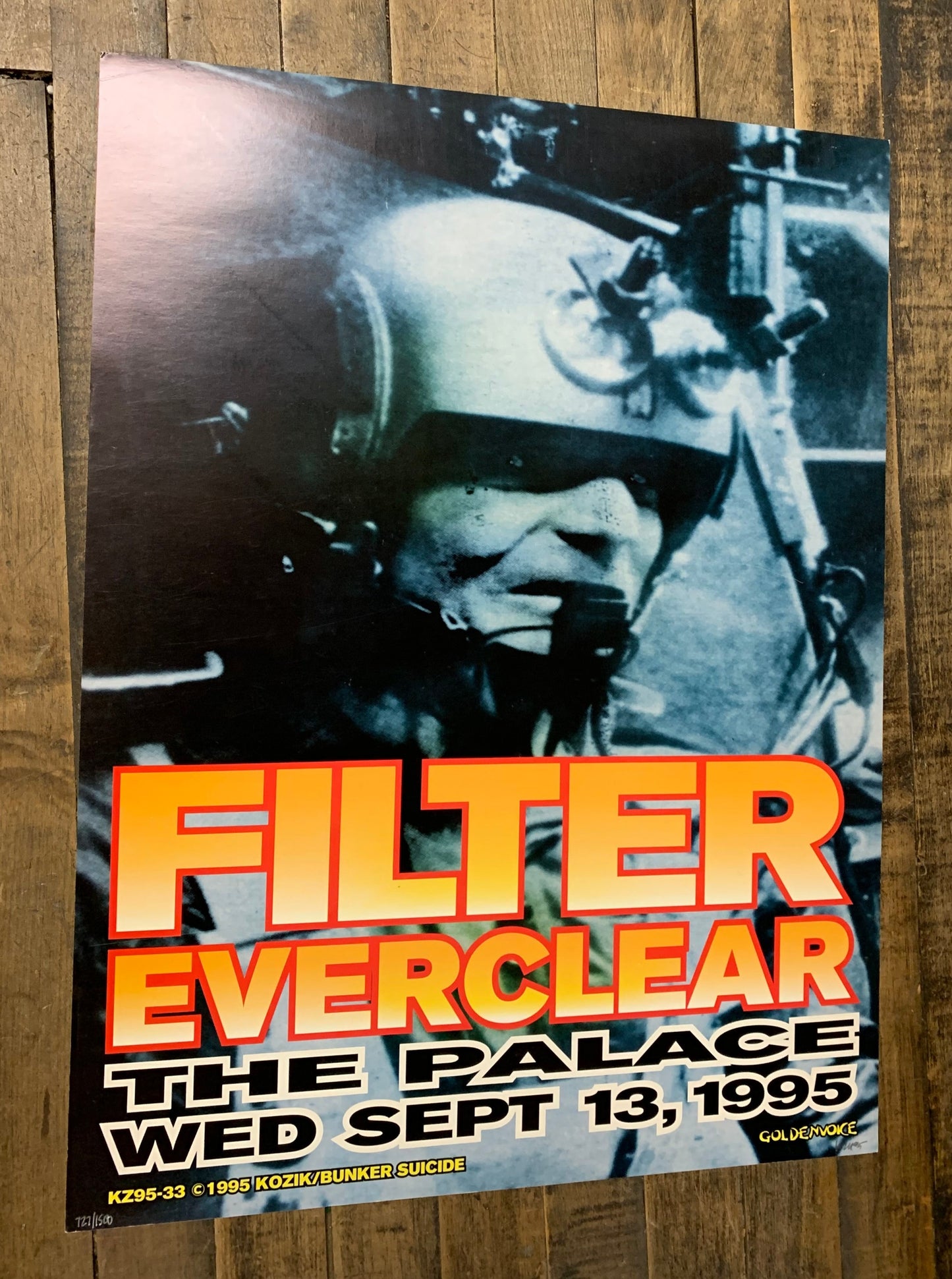 Frank Kozik - 1995 - Filter Concert Poster