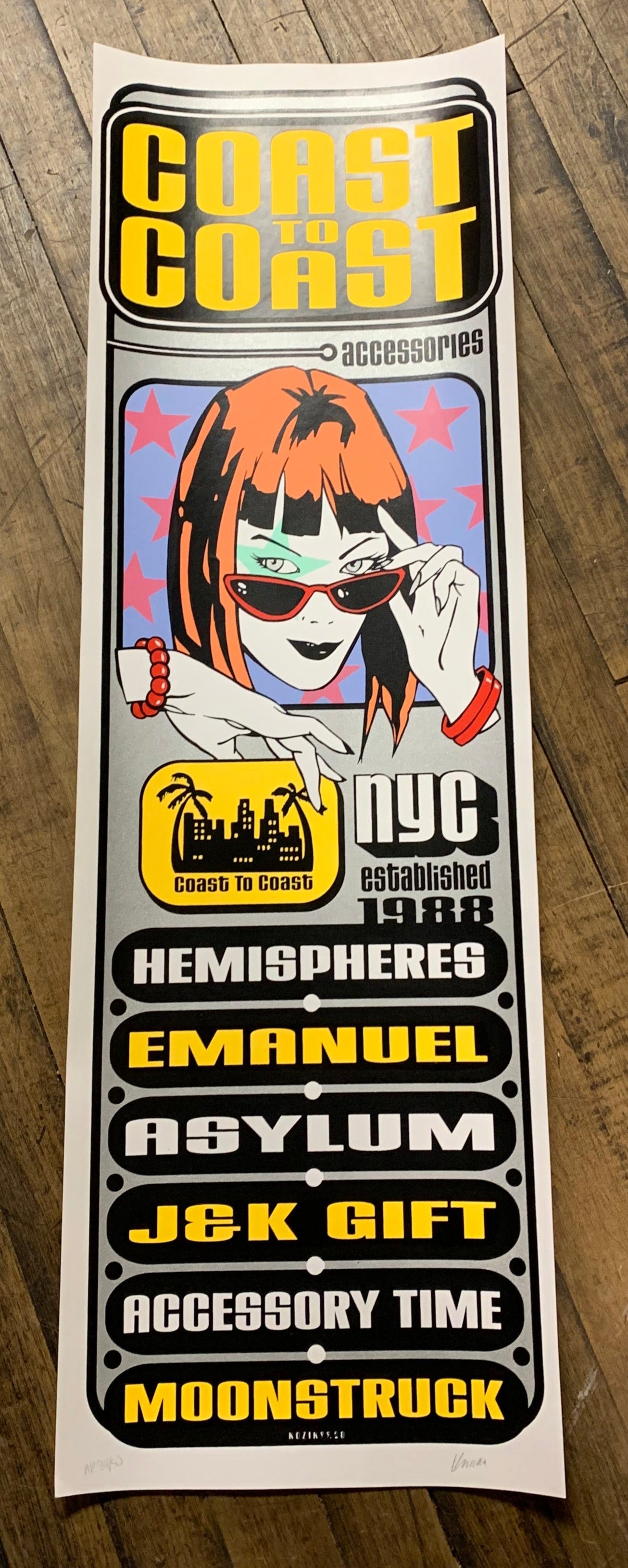 Frank Kozik - 1999 - Coast to Coast Promotional Poster