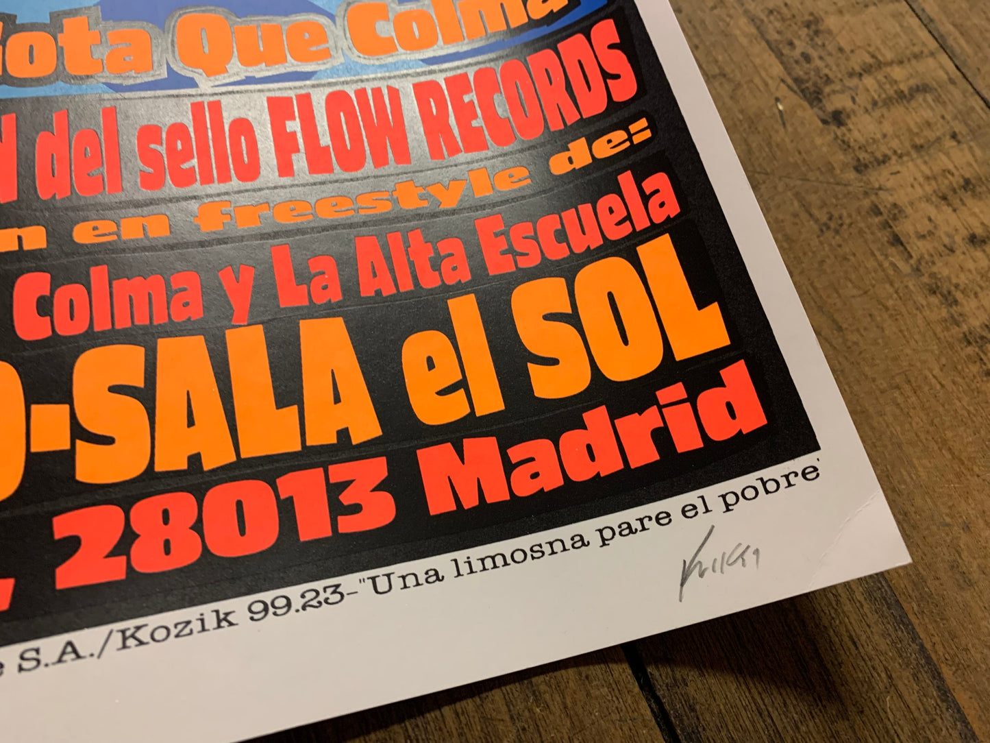 Frank Kozik - 1999 - La Alta Escuela Concert Poster