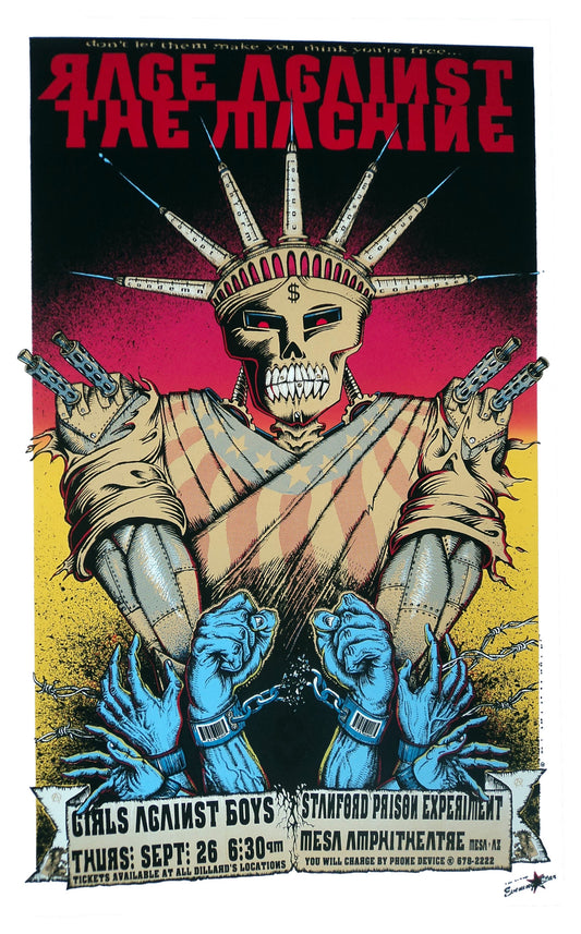 Emek - 1996 - Rage Against the Machine Concert Poster