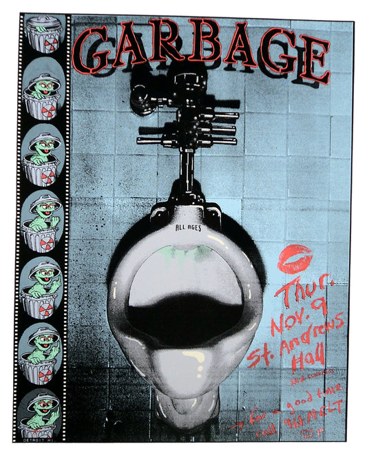 Emek - 1995 - Garbage Concert Poster