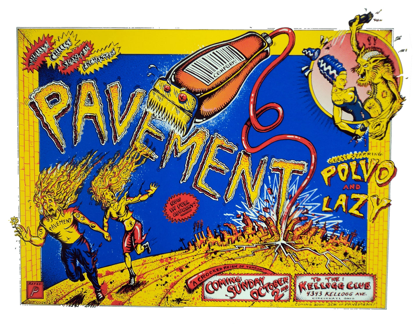 Emek - 1994 - Pavement Concert Poster