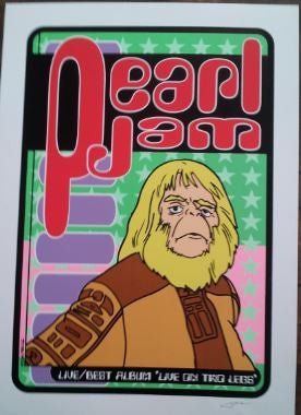 Frank Kozik -1998 - Pearl Jam Concert Poster
