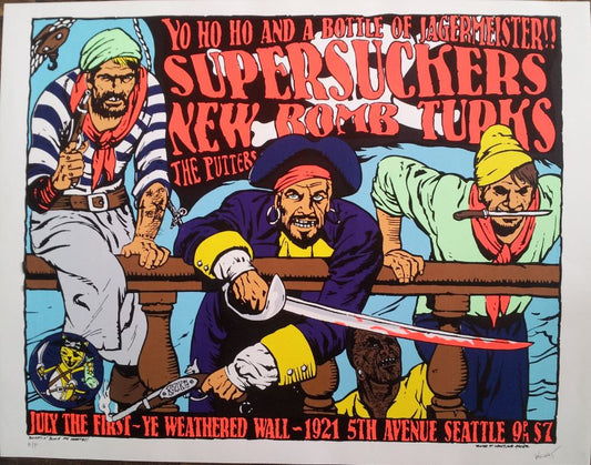 Kozik - 1994 - Supersuckers Concert Poster
