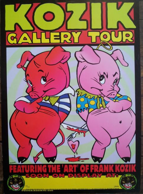 Frank Kozik - 1996 - Gallery Tour Poster