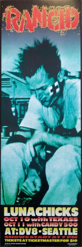 Frank Kozik - 1995 - Rancid Concert Poster