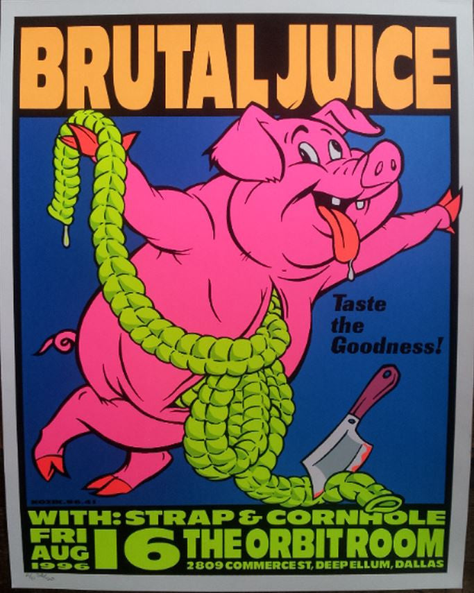 Frank Kozik - 1996 - Brutal Juice Poster