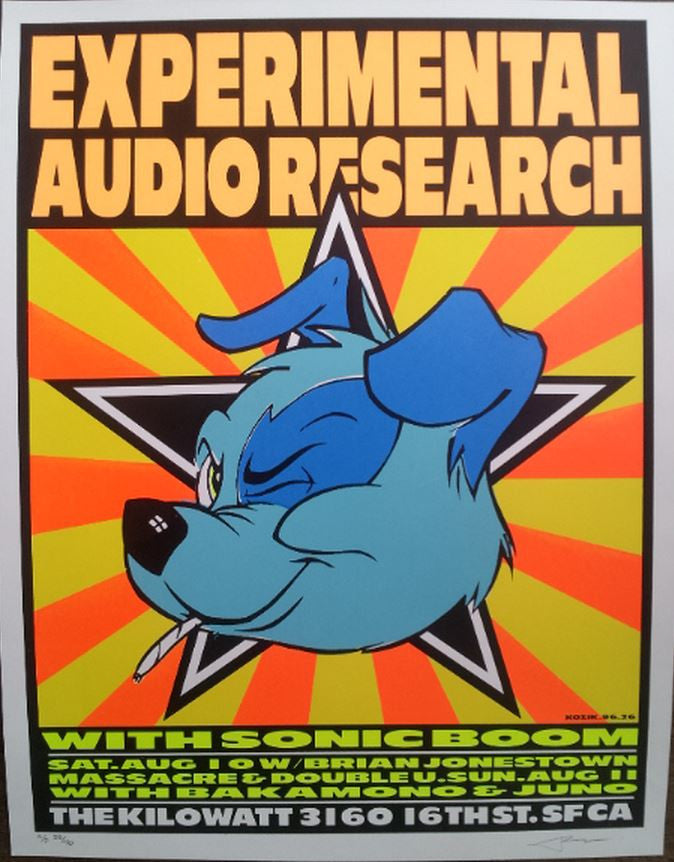 Frank Kozik - 1996 - Experimental Audio Research Concert Poster