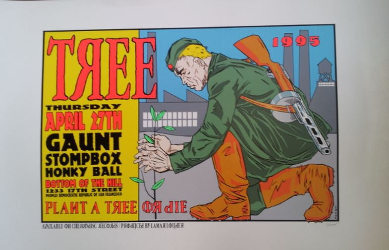 Frank Kozik - 1995 - Tree Concert Poster