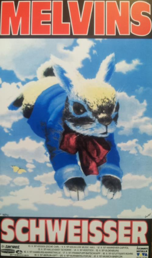 KOZIK GWAR MELVINS シルクスクリーンポスター KOZIK GWAR MELVINS KOZIK GWAR MELVINS シルクスクリーンポスター KOZIK GWAR MELVINS