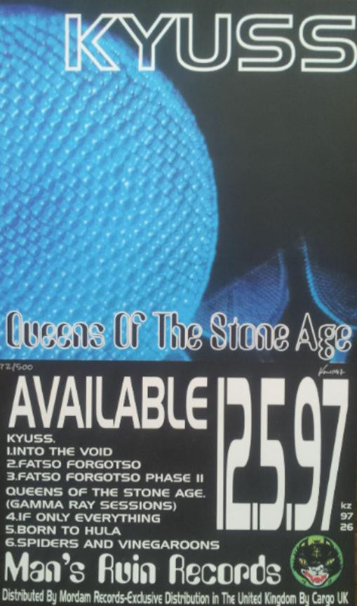 Frank Kozik - 1997 - Kyuss and Queens of the Stone Age EP Promo Poster