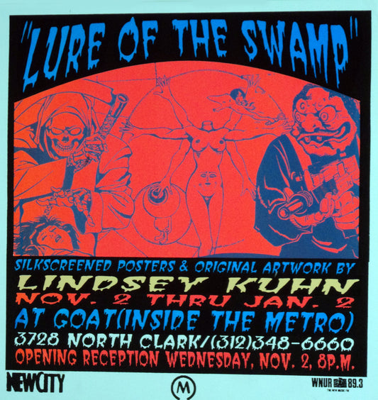 Lindsey Kuhn - 1994 - Lure of the Swamp Exhibition Poster
