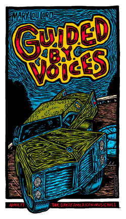 John Howard - 1995 - Guided By Voices Concert Poster