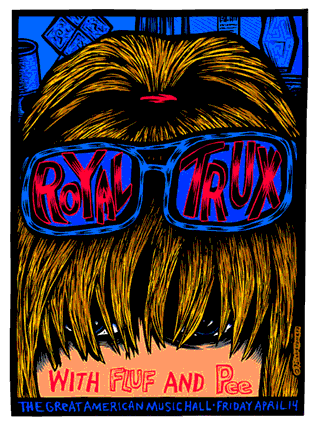 John Howard - 1995 - Royal Trux Concert Poster