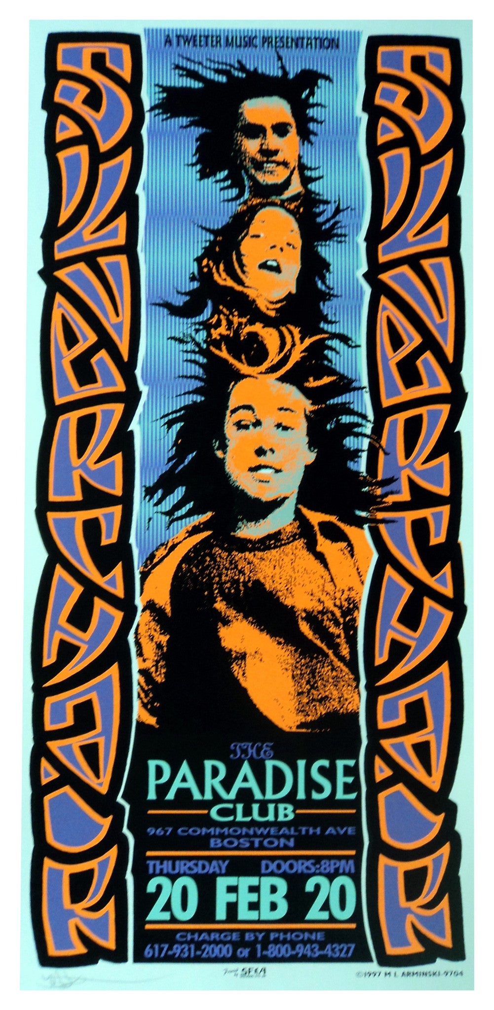 Mark Arminski - 1997 - Silverchair Concert Poster