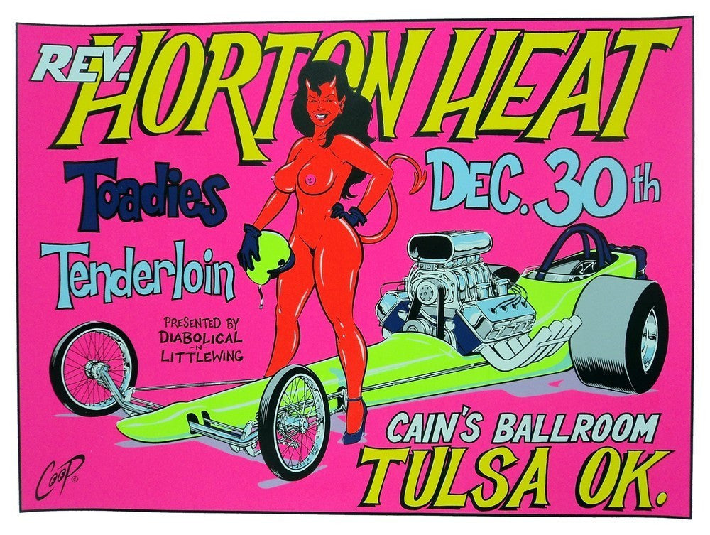 Coop - 1994 - Rev Horton Heat Concert Poster