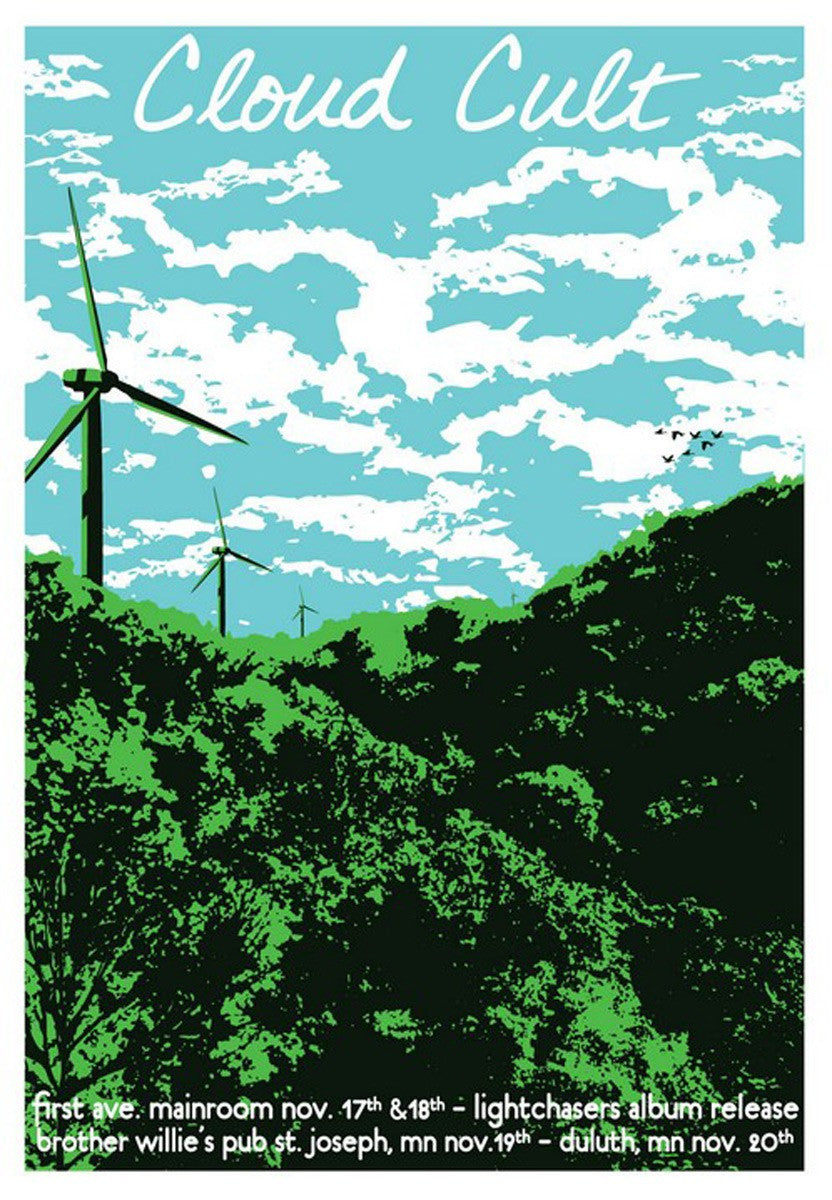 MC - 2011 - Cloud Cult Fall Tour I Concert Poster