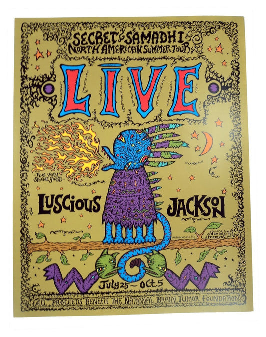 David Fremont - 1997 - Live Concert Poster