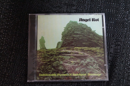 Angel Rot "Unlistenable Hyms of Indulgent Damage" 1999 CD Art By Kozik