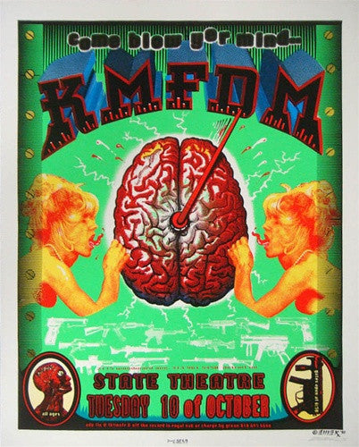 Emek - 1995 - KMFDM Concert Poster