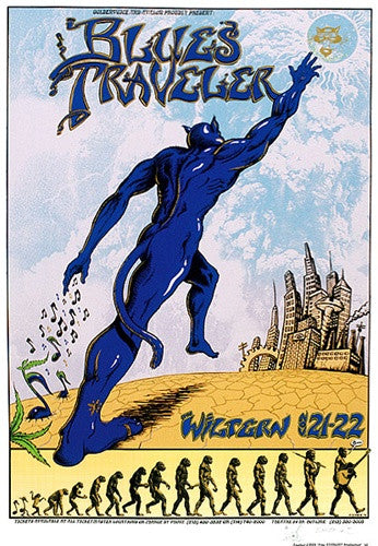 Emek - 1995 - Blues Travelers Concert Poster
