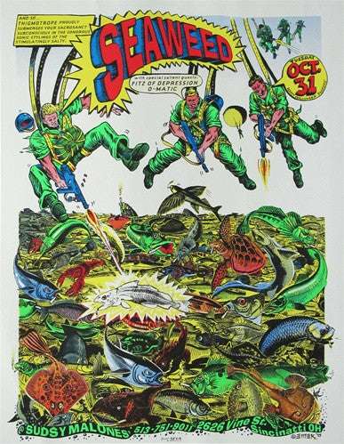 Emek - 1995 - Seaweed Poster @ Sudsy Malones