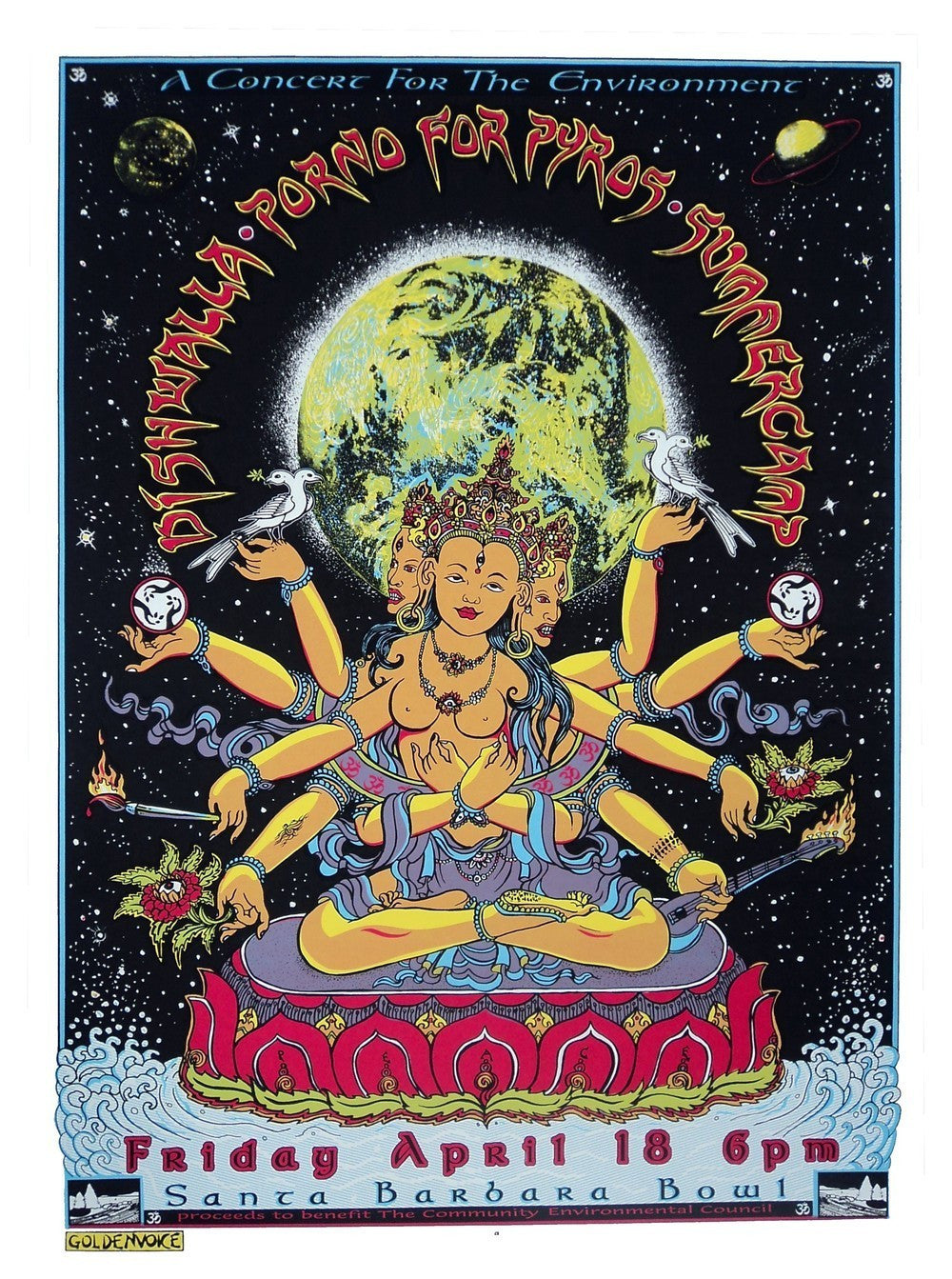 Emek - 1997 - Porno for Pyros Concert Poster