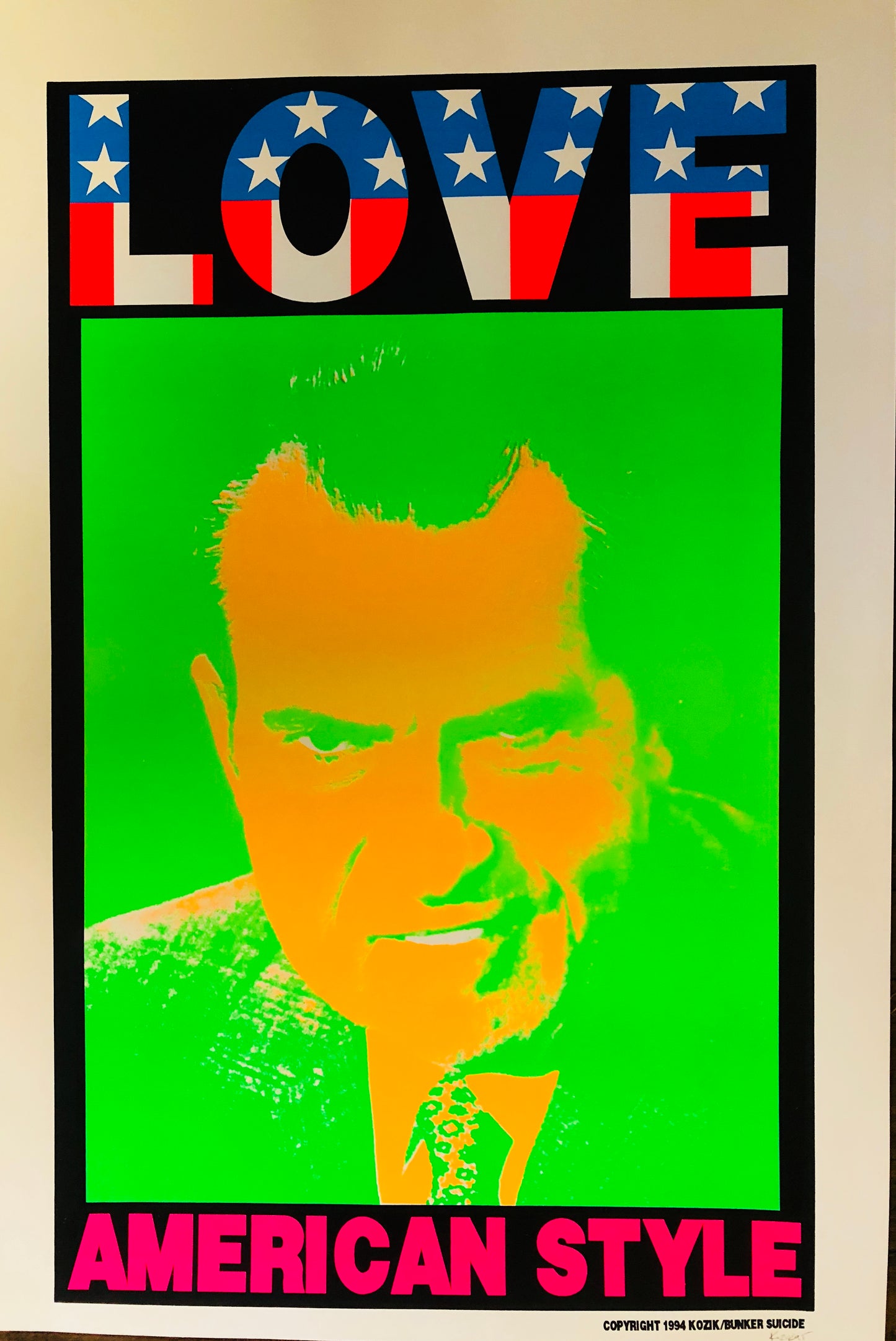 Kozik - 1996 - Love American Style - Nixon Print