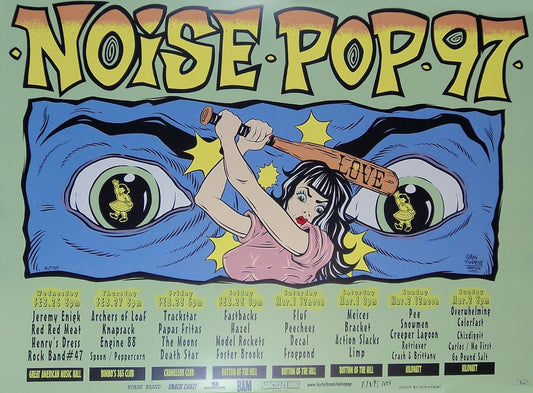 Alan Forbes - 1997 - Noise Pop Concert Poster