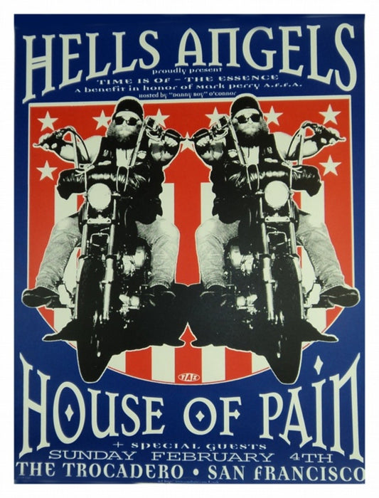 TAZ - 1996 - Hell's Angels "Time is of the Essence" Poster