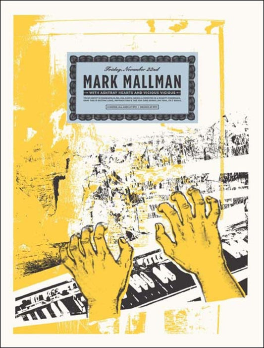 Aesthetic Apparatus - 2002 - Mark Mallman Concert Poster