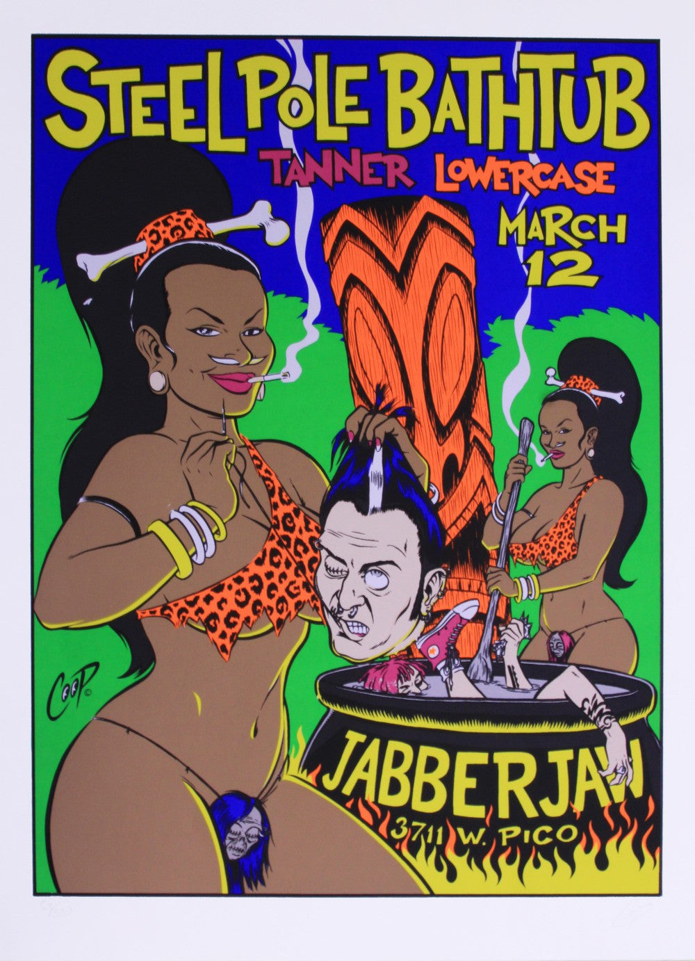 Coop - 1995 - Steel Pole Bathtub Concert Poster