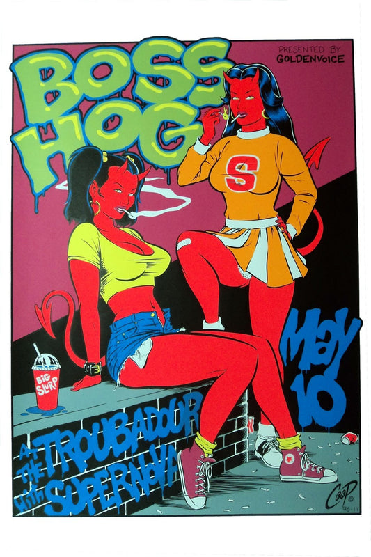 Coop - 1996 - Boss Hog Concert Poster