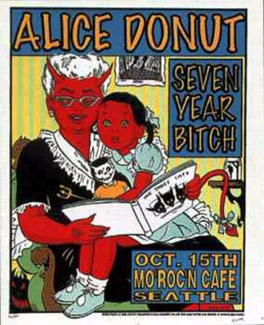 Kozik - 1994 - Alice Donut Concert Poster