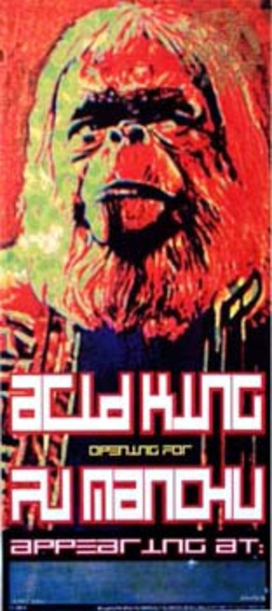 Frank Kozik - 1998 - Acid King & Fu Manchu Tour Poster