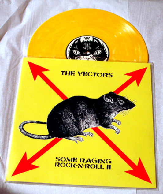 The Vectors "Some Raging Rock-n-Roll II" 1997 Colored Vinyl Art By Kozik