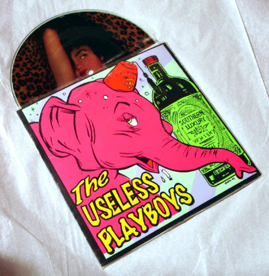 The Useless Playboys "For Your Listening Pleasure" 1994 Colored Vinyl Art By Kozik