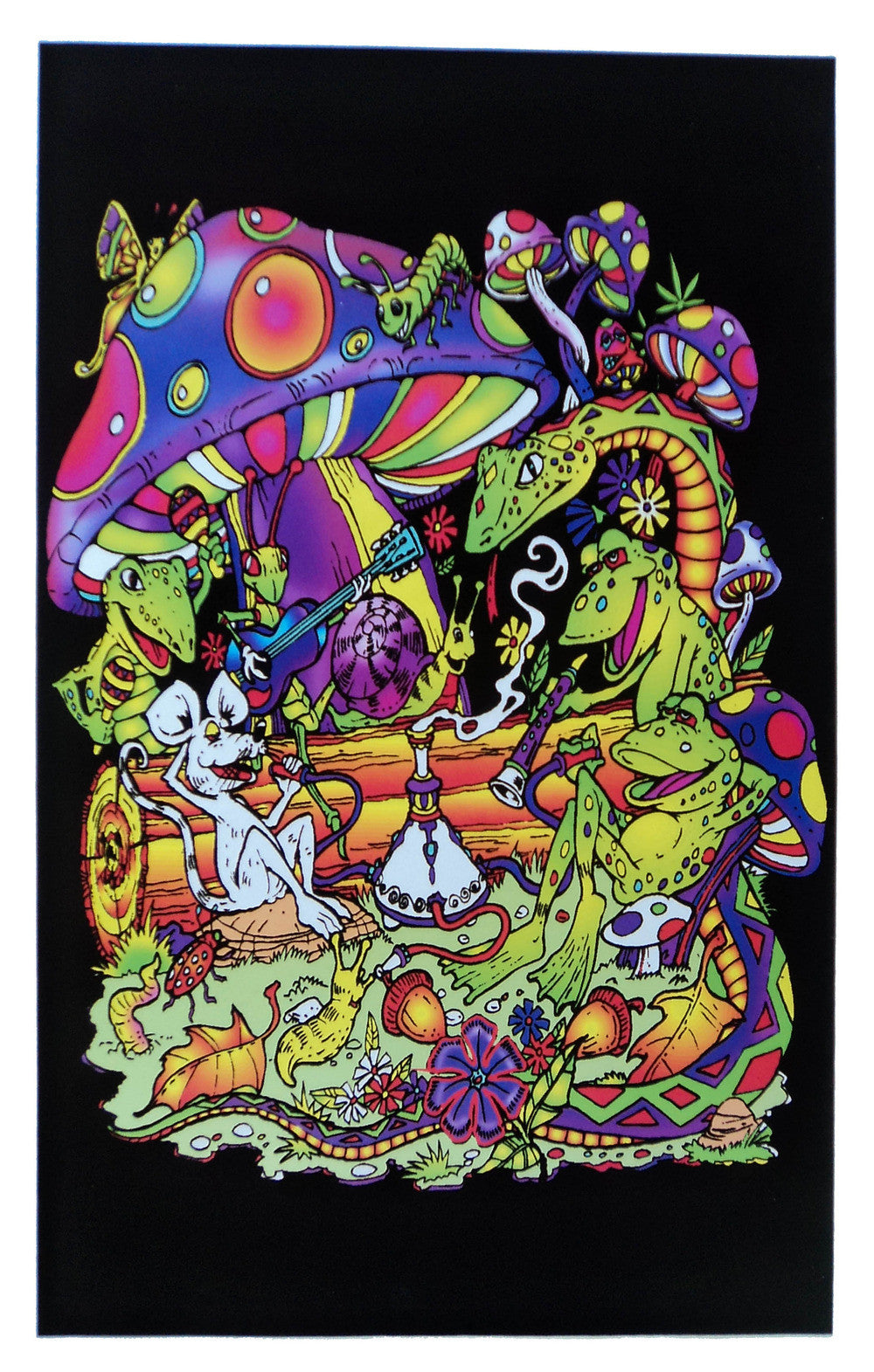 Felt Black Light Poster - 2001 - Hookah Party