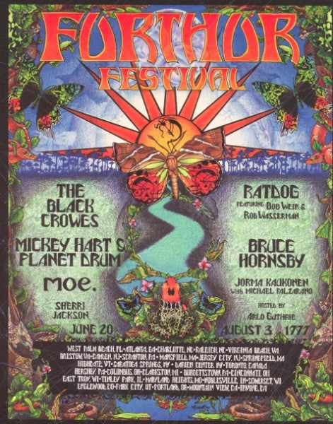 Michael Everett - 1997 - Furthur Festival Poster