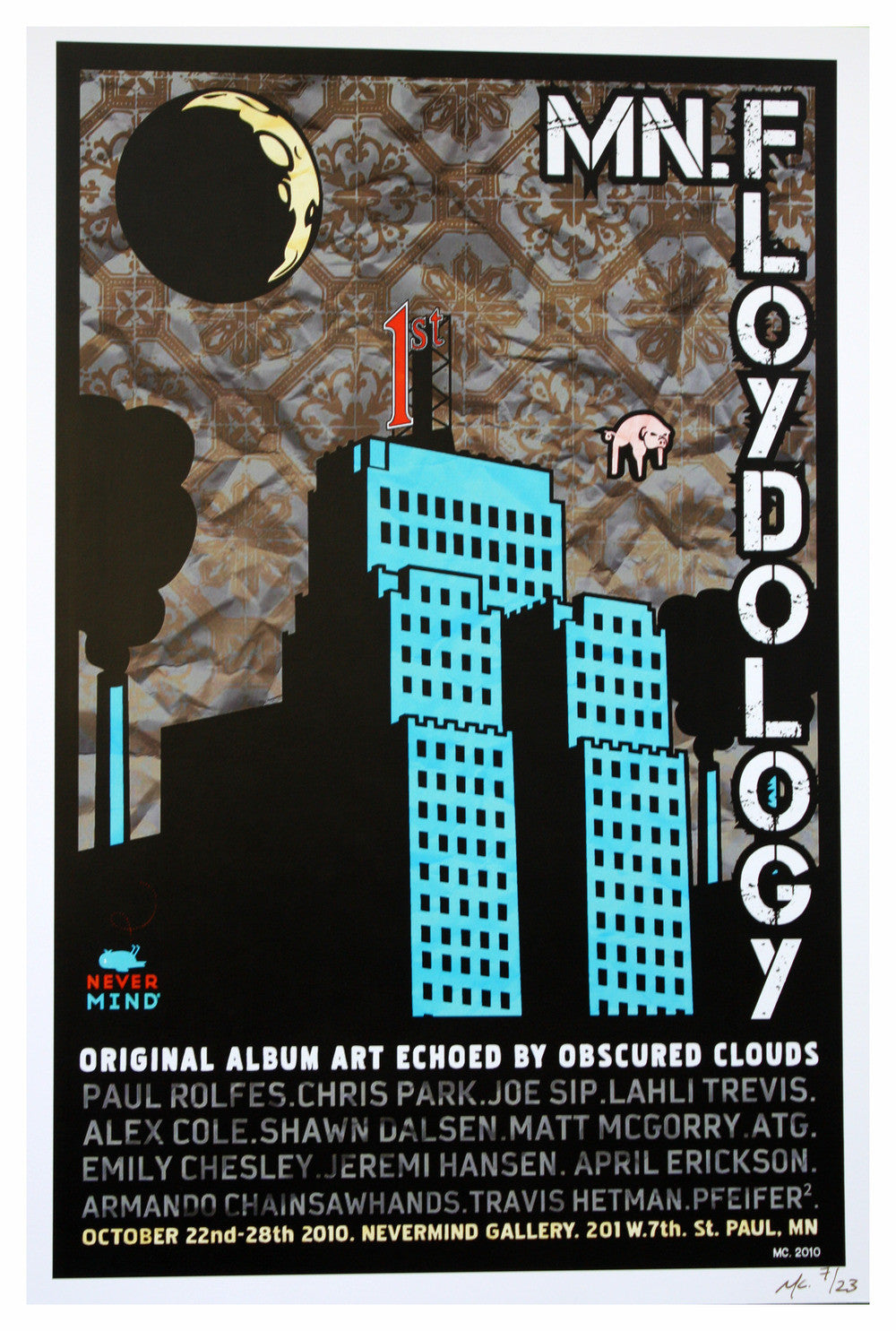 MC - 2010 - MN.Floydology Blue Show Poster