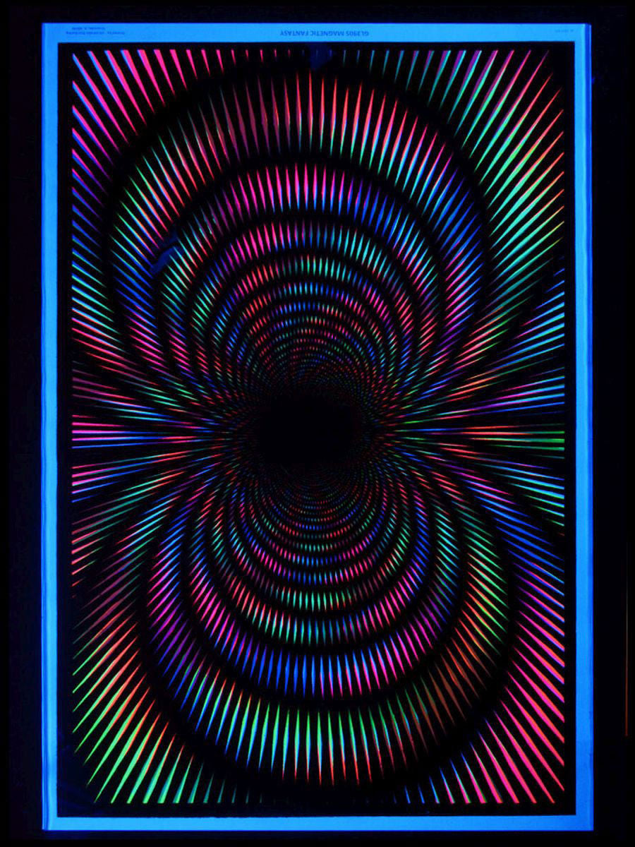 Felt Black Light Poster - 1977 - Magnetic Fantasy