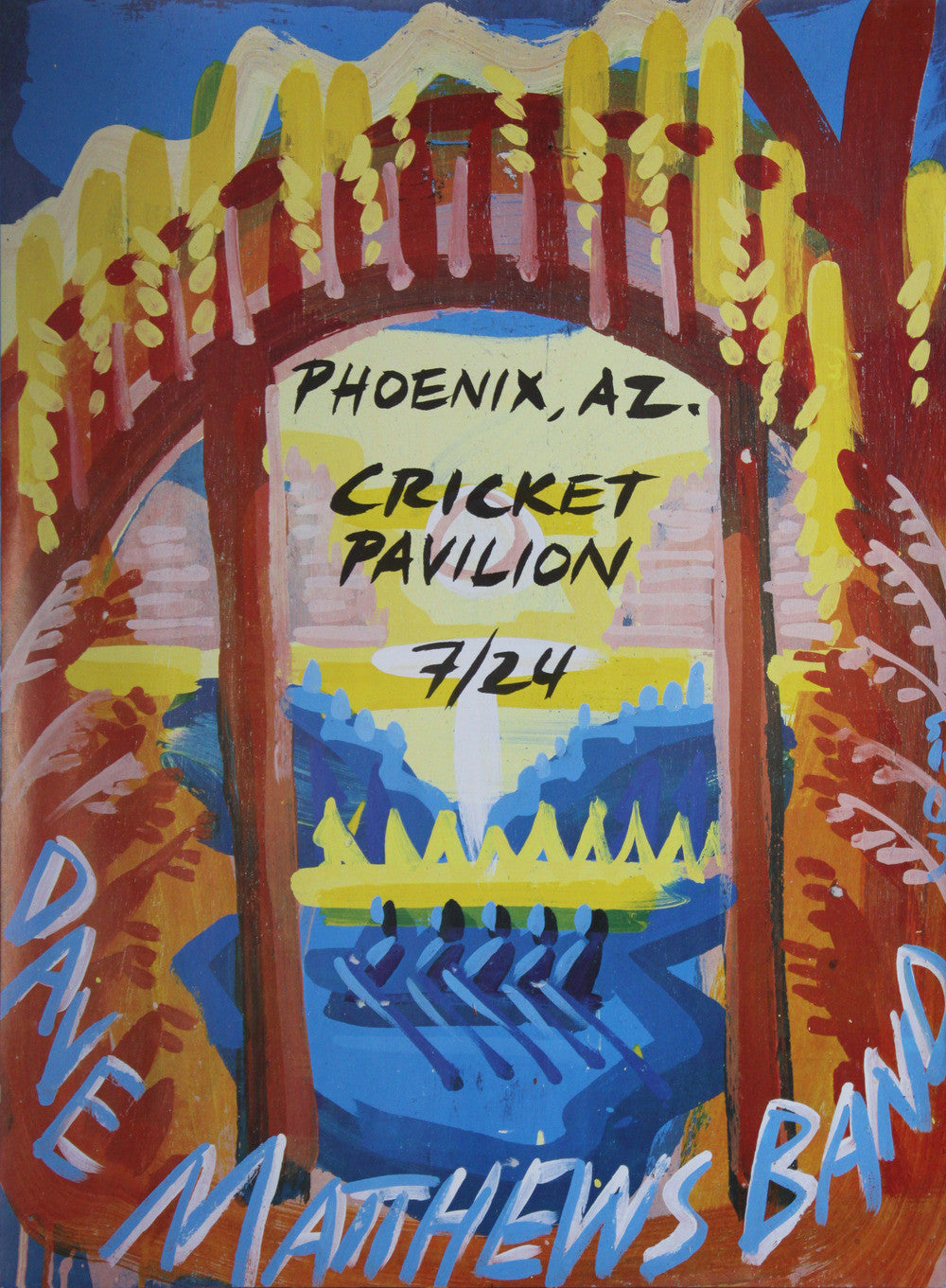 Steve Keene - 2003 - Dave Matthews Band Arizona Concert Poster
