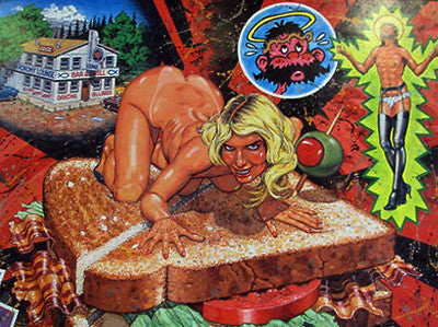 Robert Williams - 1992 - Jezebel on a BLT Poster (Signed)