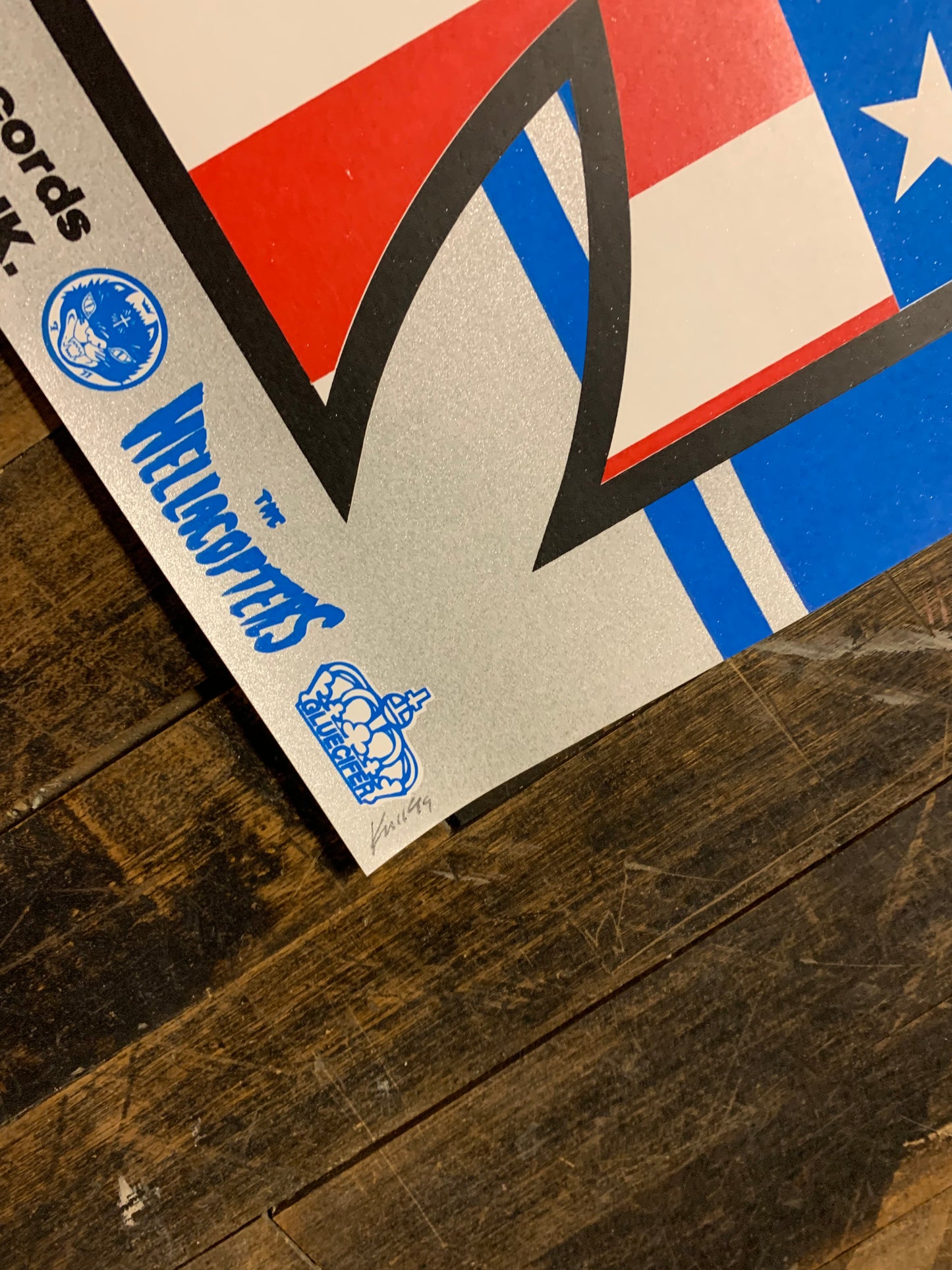 Frank Kozik - 1999 - Hellacopters Gluecifer Poster