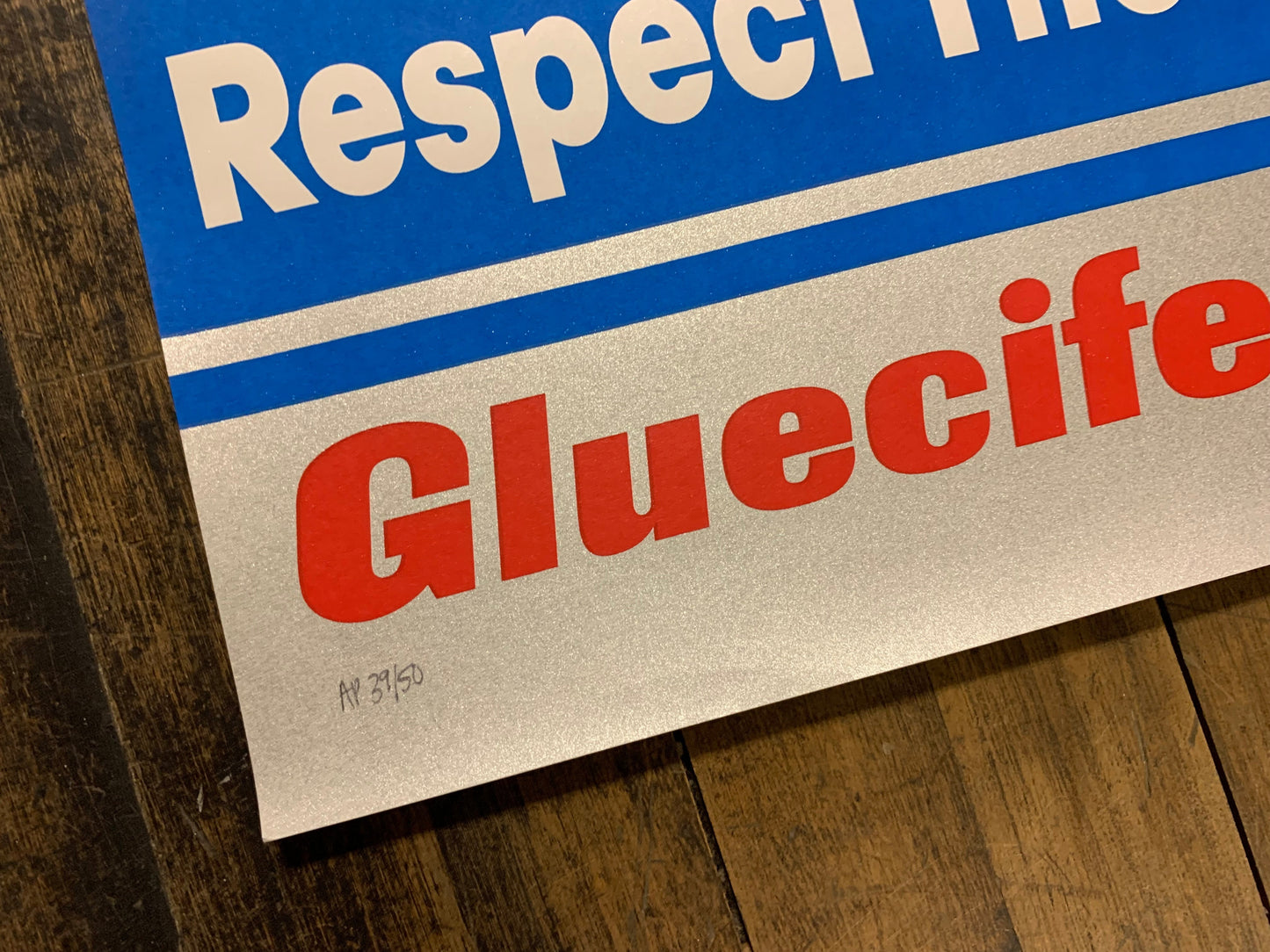 Frank Kozik - 1999 - Hellacopters Gluecifer Poster
