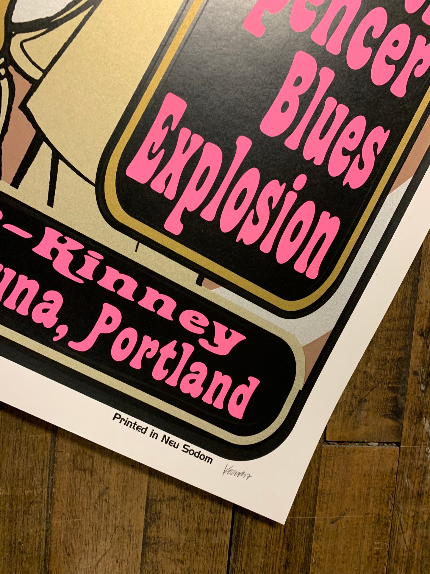 Frank Kozik - 1997- Jon Spencer Blues Explosion Concert Poster