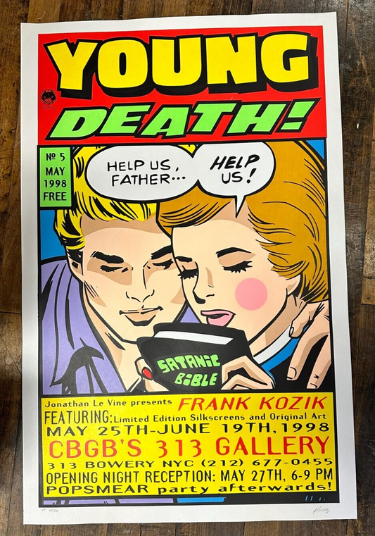 Frank Kozik - 1998 - Young Death Poster
