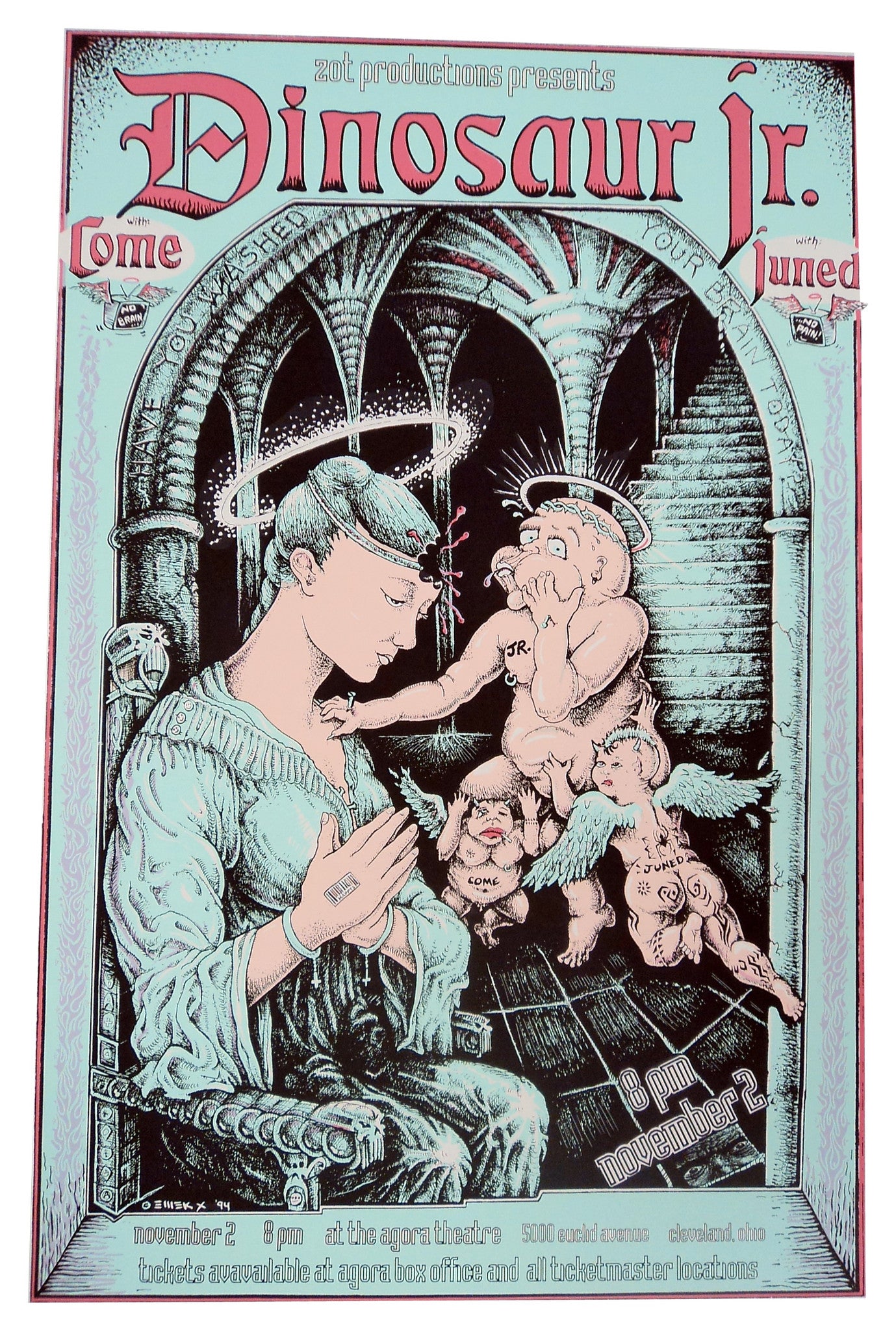 Emek - 1994 - Dinosaur Jr. Concert Poster
