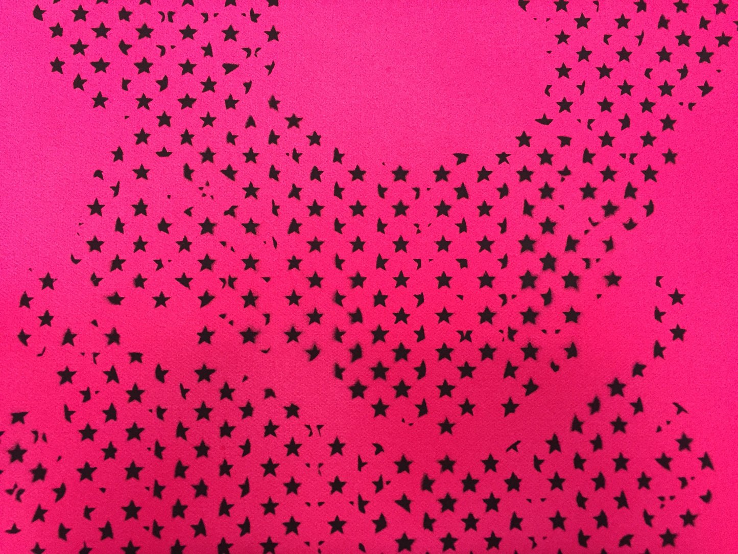 Armando Chainsawhands - 2016 - Hot pink/ Black stars Ski Mask Original Canvas