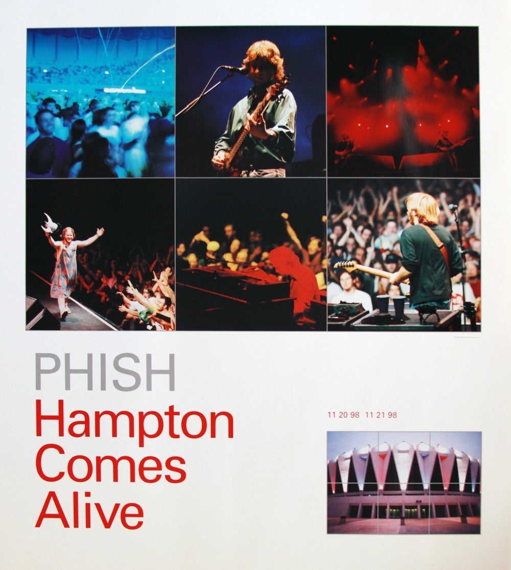Jager DiPaola Kemp - 1999 - Phish Hampton Comes Alive Promo Poster